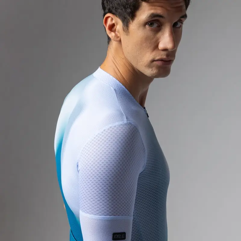 Maglia A Maniche Corte Flash PR-E Blu Taglia XXS #4