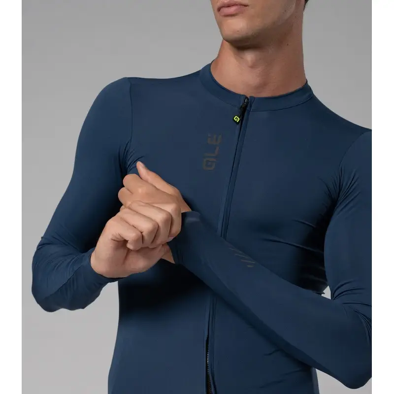 Jersey de Manga Larga Color Block Pragma Azul Talla XXS #3