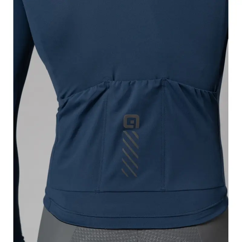 Jersey Manga Larga Color Block Pragma Azul Talla XXXXL #4