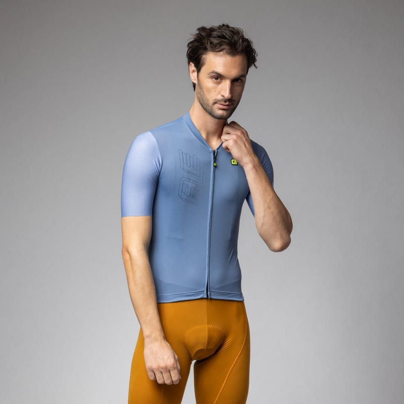 Kurzarm Trikot Follow Me PR-E Blau Größe M