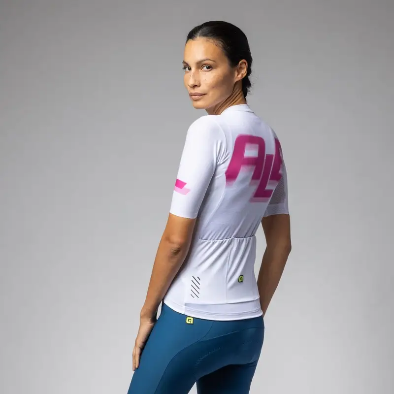 Maglia A Maniche Corte Sauvage PR-E Donna Bianco Taglia XXS #1