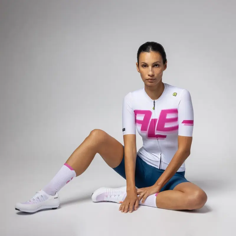Maglia A Maniche Corte Sauvage PR-E Donna Bianco Taglia XXS #2