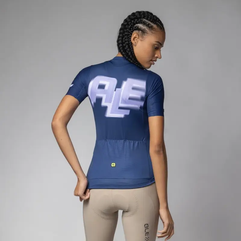 Maglia A Maniche Corte Sauvage PR-E Donna Blu Taglia XXS #1