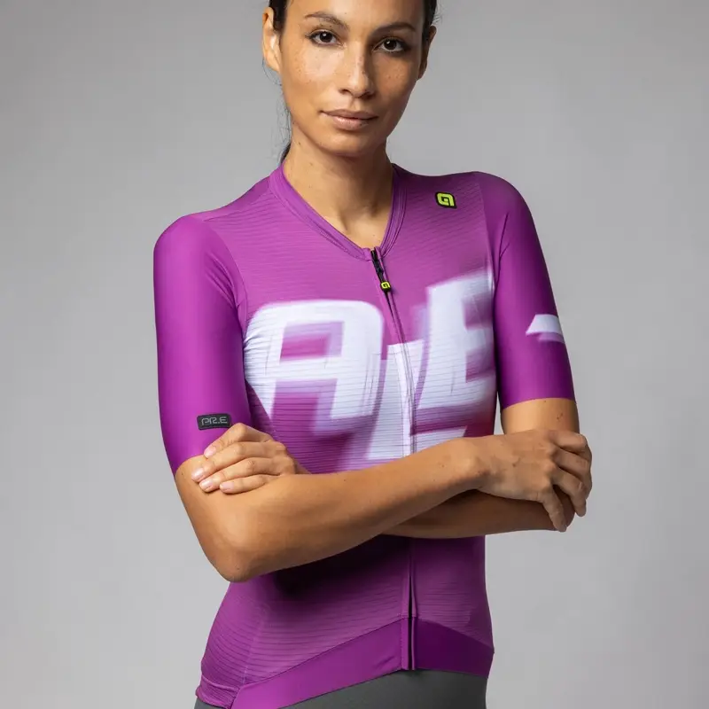 Maglia A Maniche Corte Sauvage PR-E Donna Lilla Taglia XXS #2