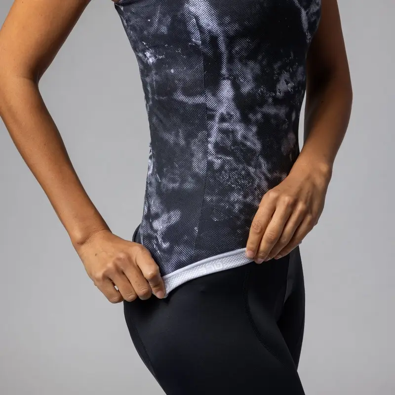 Maglia Smanicata Marble Pragma Donna Nero Taglia XXS #3