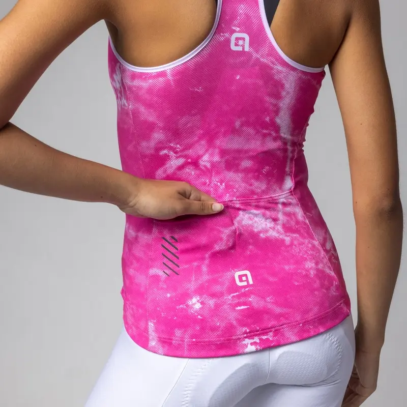 Maglia Smanicata Marble Pragma Donna Fucsia Taglia XXS #2