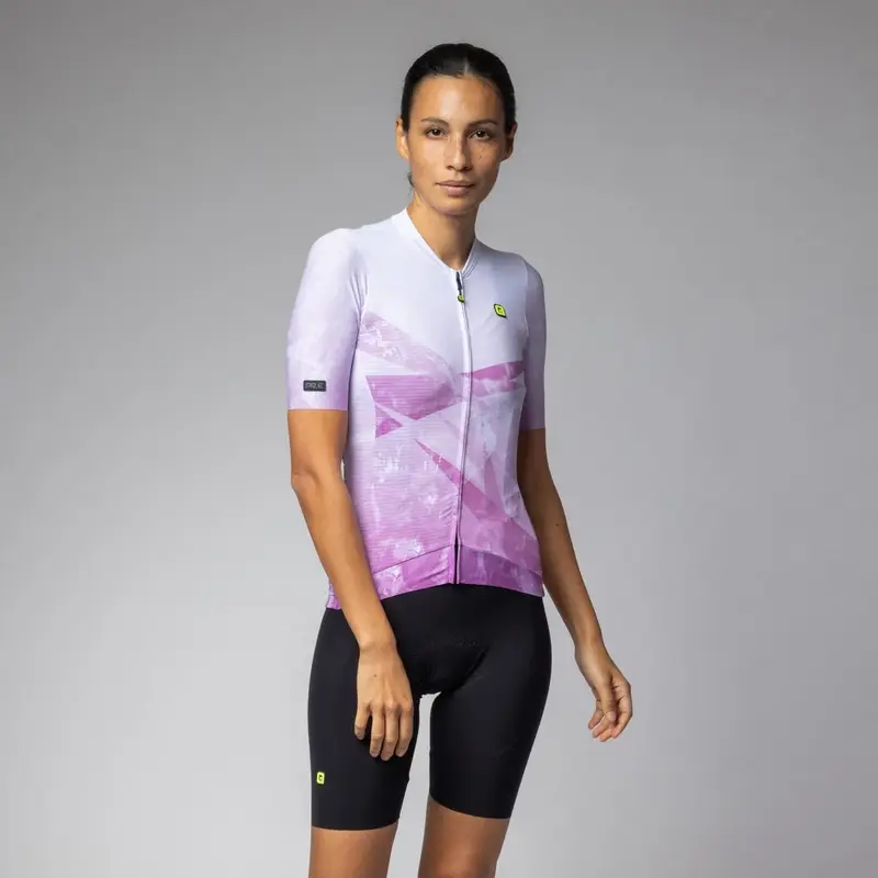 Maglia A Maniche Corte Quartz PR-E Donna Lilla Taglia XXS - image