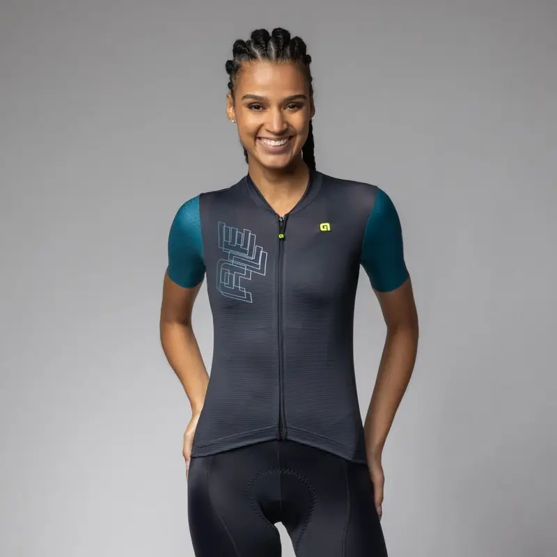 Follow Me PR-E Women's Short Sleeve Jersey Black Size XL - image