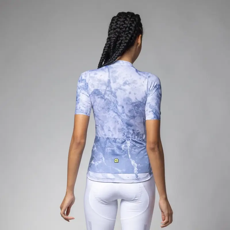 Maglia A Maniche Corte Marble PR-E Donna Azzurro Taglia XXS #1