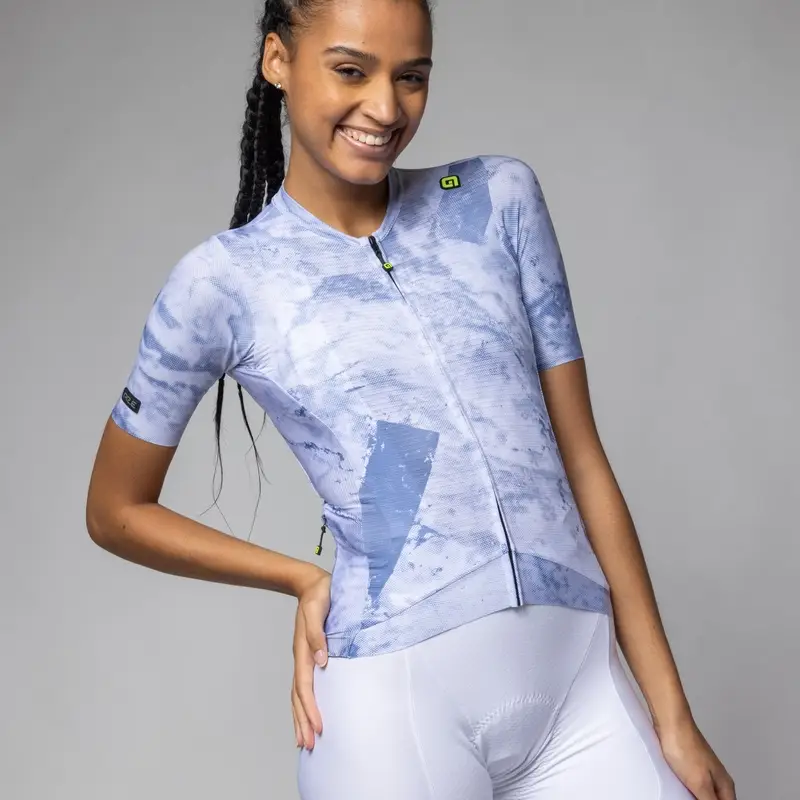Maglia A Maniche Corte Marble PR-E Donna Azzurro Taglia XXS #2