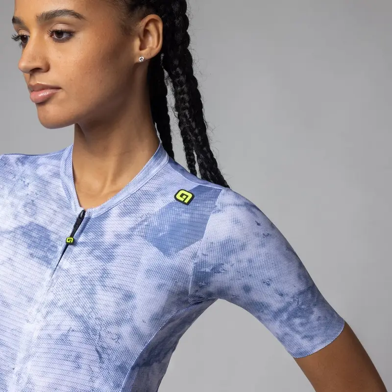 Maglia A Maniche Corte Marble PR-E Donna Azzurro Taglia XXS #3