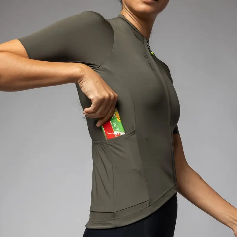 Blocage de couleurs de chemise à manches courtes hors route pragma vert femme taille s #4