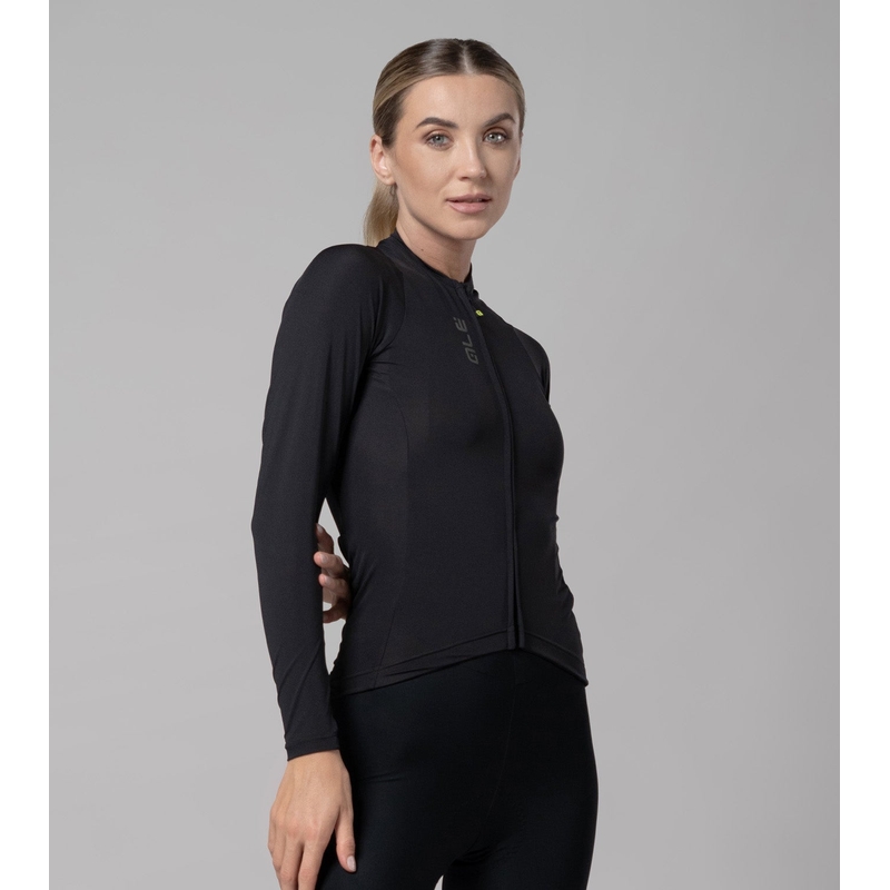 Jersey Mujer Manga Larga Color Block Pragma Negro Talla XXL