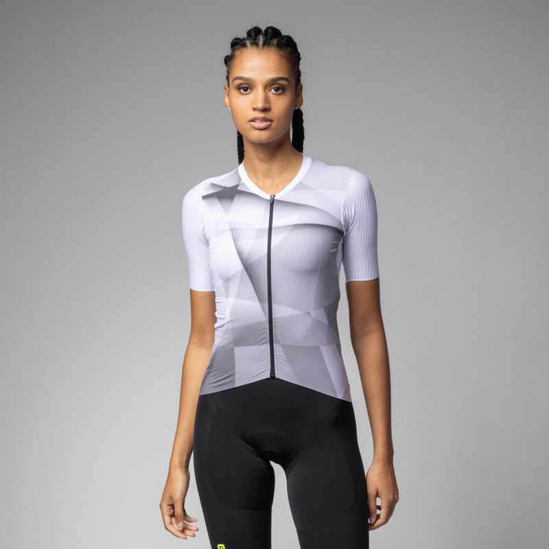 Kurzarm-Sprinter R-EV1 Damen Trikot Weiß Größe XXS