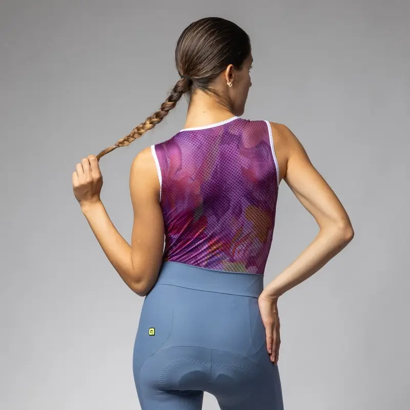Maglia Intima Smanicata Lilium Donna Lilla Taglia XS #1