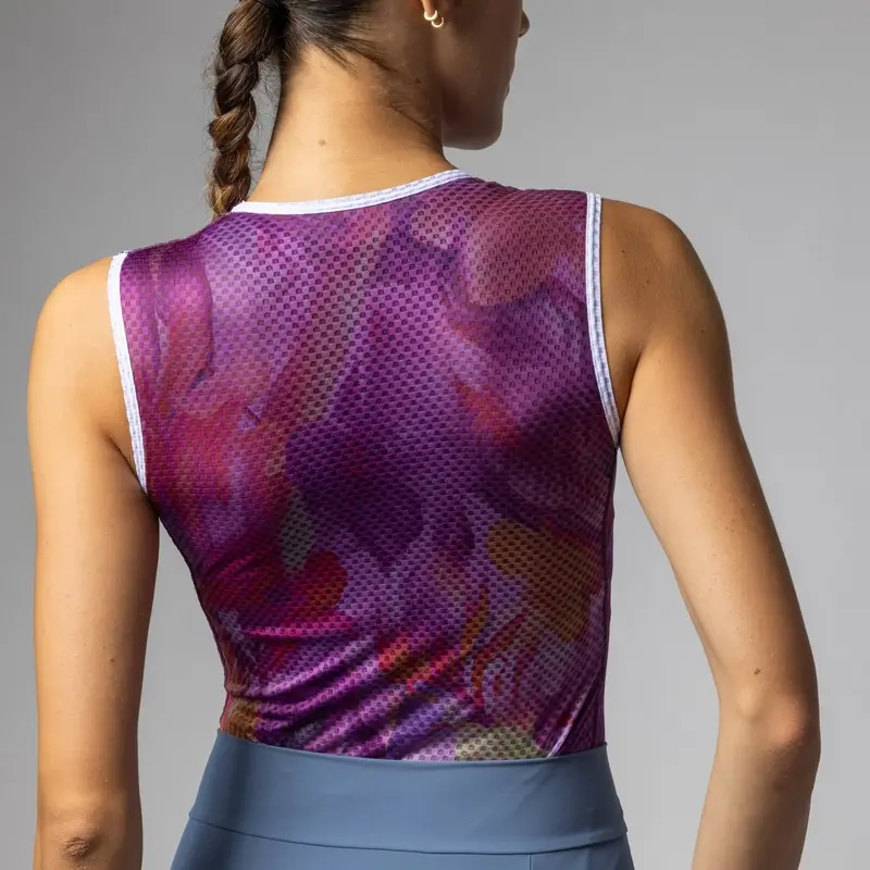 Maglia Intima Smanicata Lilium Donna Lilla Taglia XS #3