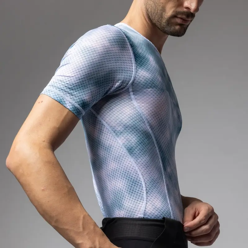 Maglia Intima A Maniche Corte Atmosfera Verde/Blu Taglia XS/S #2