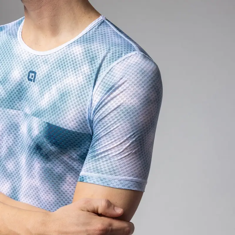 Maglia Intima A Maniche Corte Atmosfera Verde/Blu Taglia XS/S #4