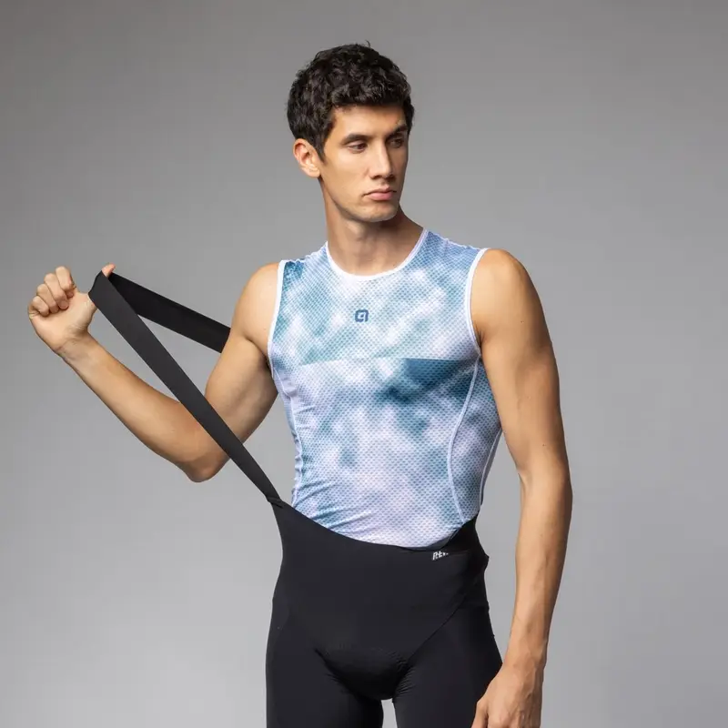 Maglia Intima Smanicata Atmosfera Verde/Blu Taglia XS/S - image
