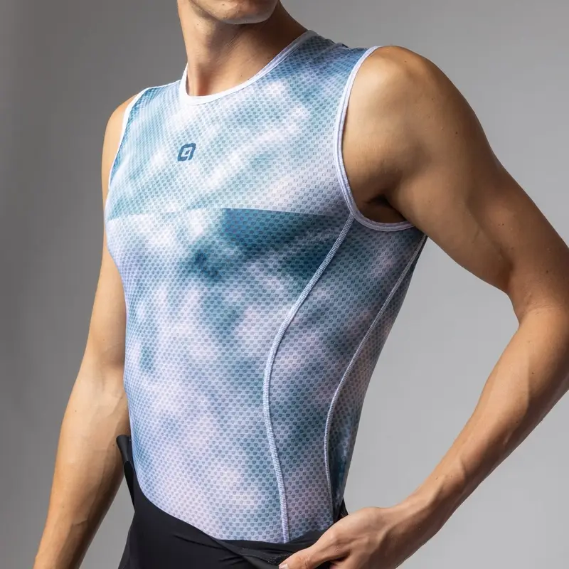Maglia Intima Smanicata Atmosfera Verde/Blu Taglia XS/S #2