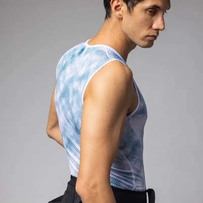 Maglia Intima Smanicata Atmosfera Verde/Blu Taglia XS/S #3