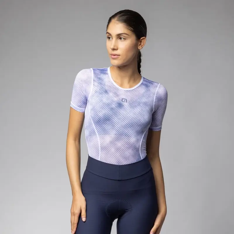 Maglia Intima A Maniche Corte Atmosfera Donna Azzurro Taglia XS - image