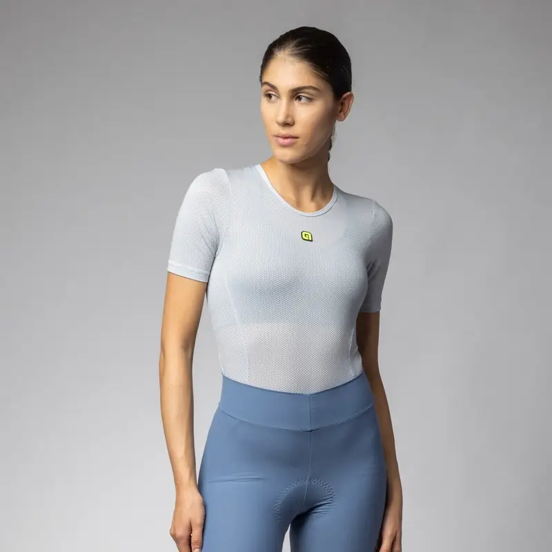 Intimate shirt with short sleeves steam woman gray size s - image