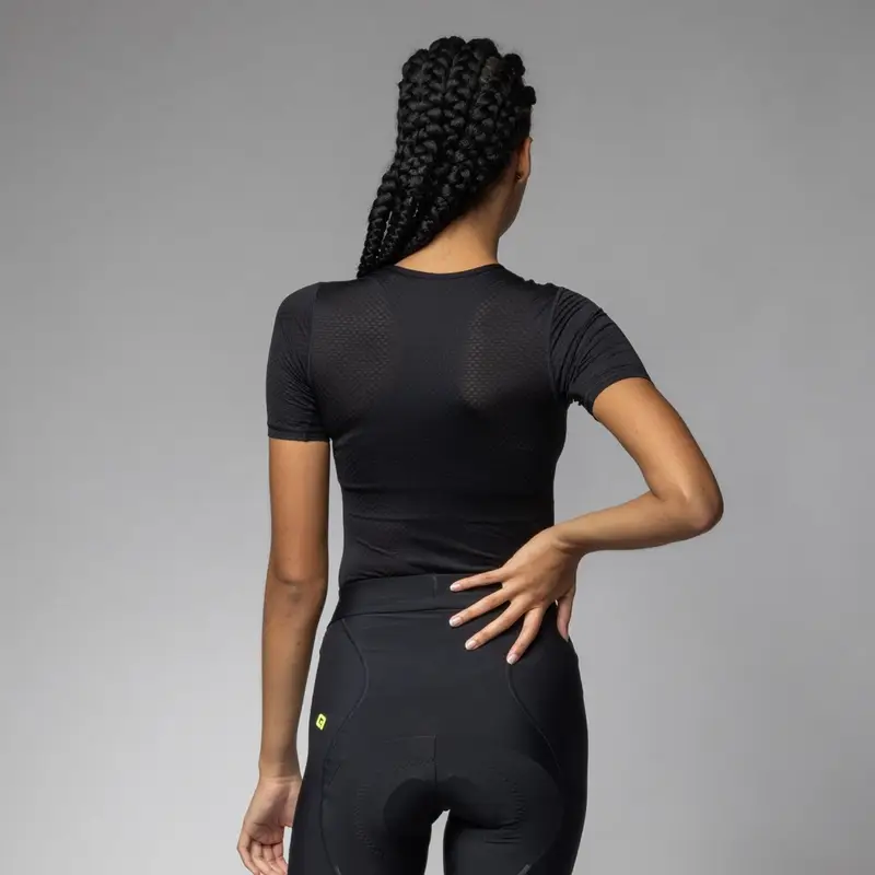Maglia Intima A Maniche Corte Velo Active Donna Nero Taglia XS #1