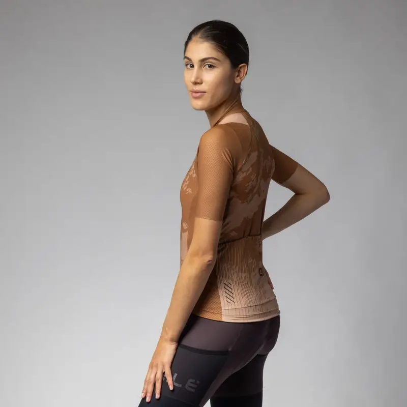 Jersey Mujer Gravel Krakatoa Off Road Manga Corta Marrón Talla XXS #1