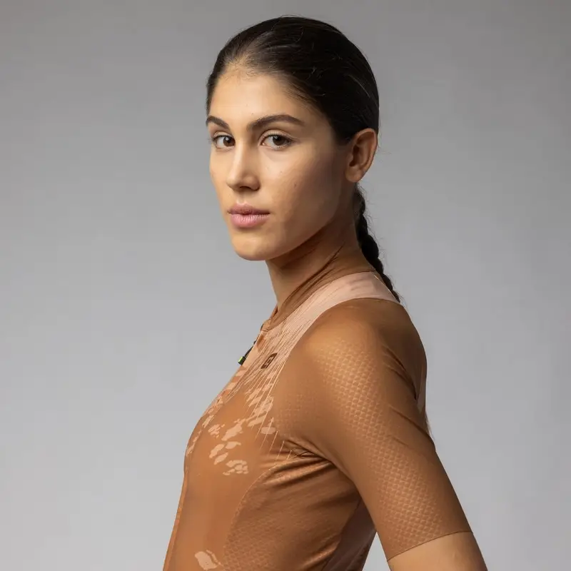 Jersey Mujer Gravel Krakatoa Off Road Manga Corta Marrón Talla XXS #3