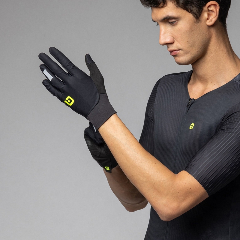 MTB Push Handschuhe Schwarz Größe L
