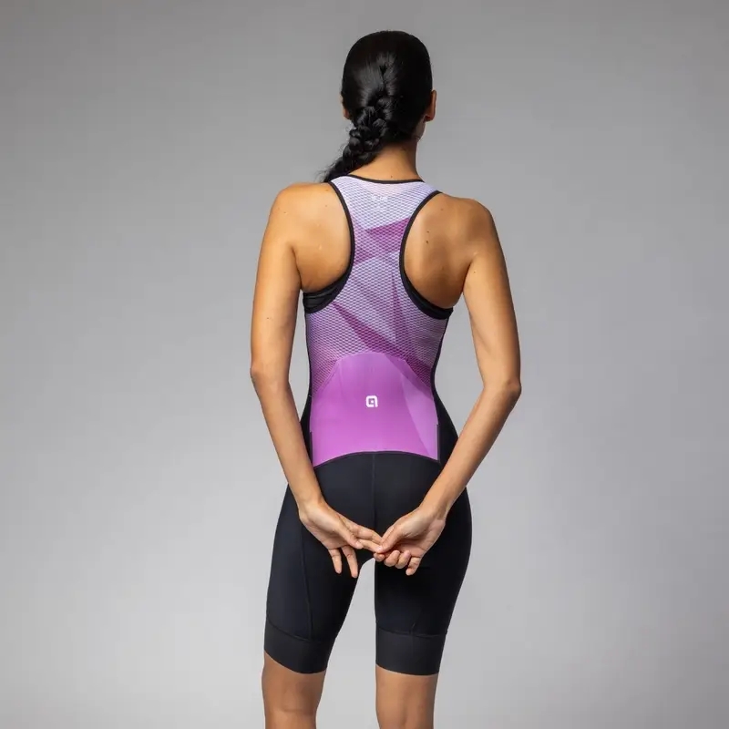 Body Triathlon Smanicato Horizon Donna Lilla Taglia XXS #1