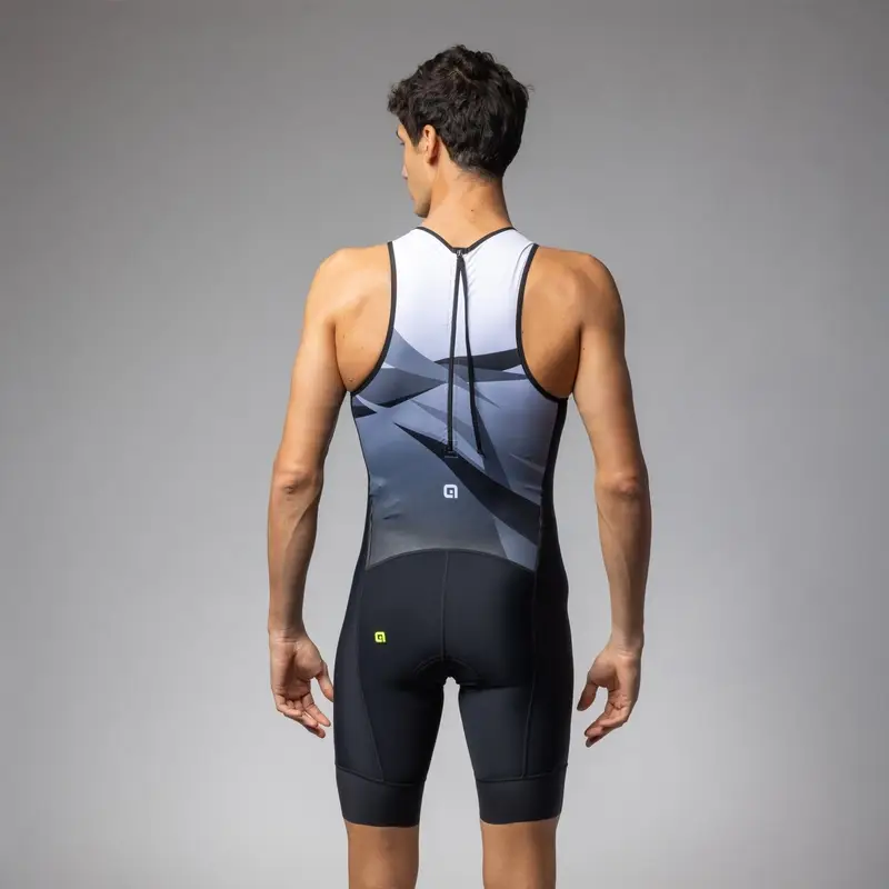 Sleeveless Triathlon Suit Horizon Black Size XXL #1