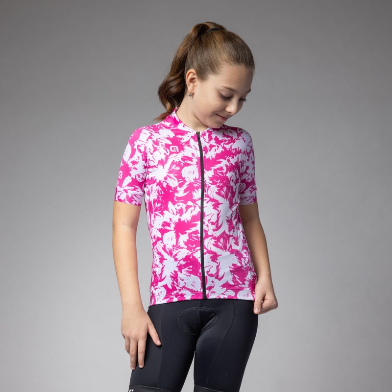 Camisa De Manga Curta Essência Criança Fuchsia Tamanho M (12 Anos)
