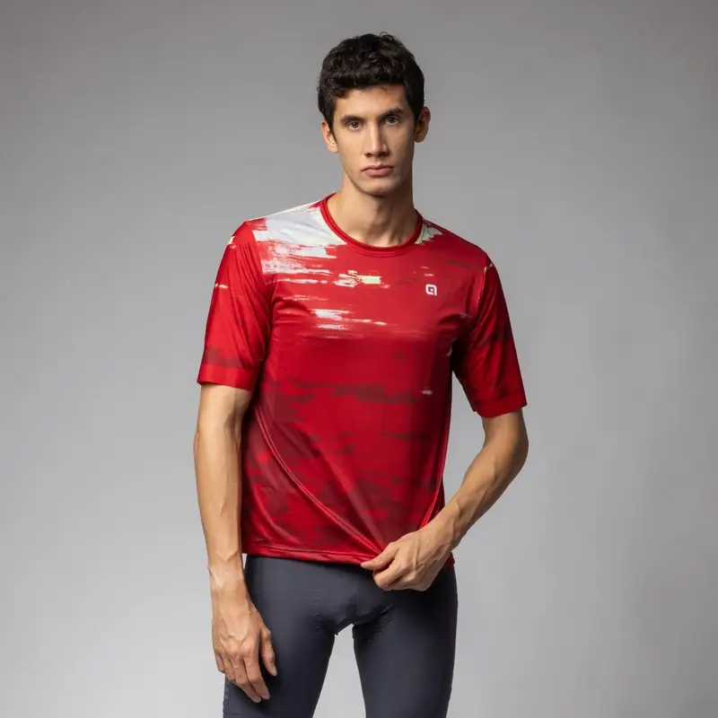 Maglia A Maniche Corte Rugged Off Road Rosso Taglia XXS - image