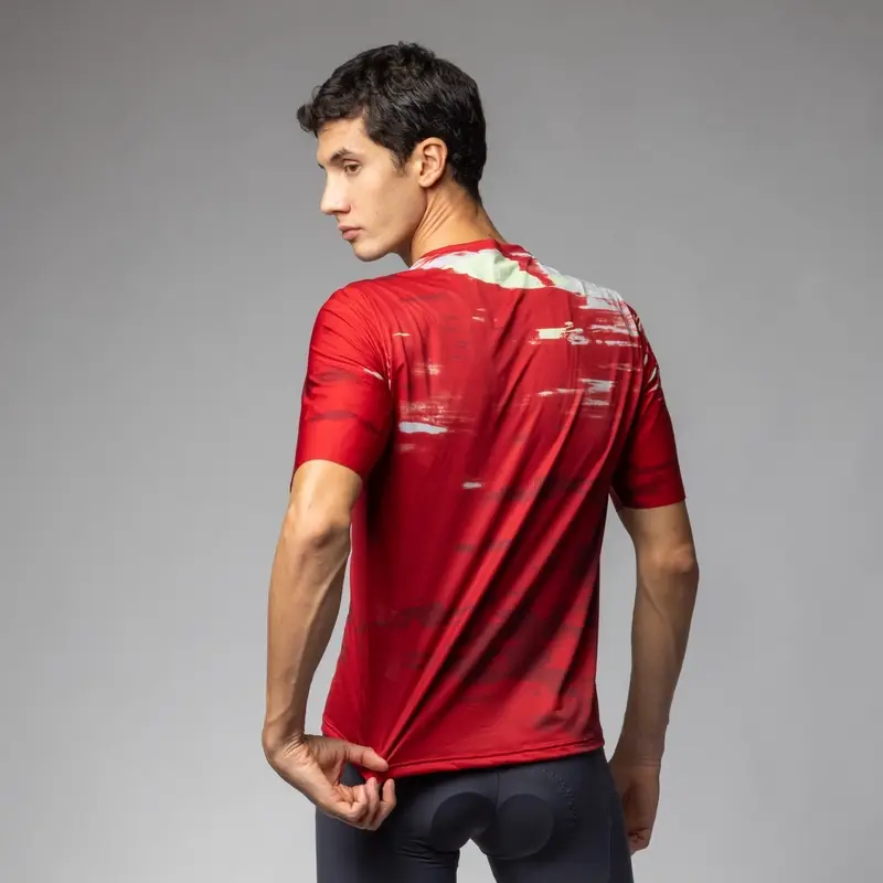 Maglia A Maniche Corte Rugged Off Road Rosso Taglia XXS #1