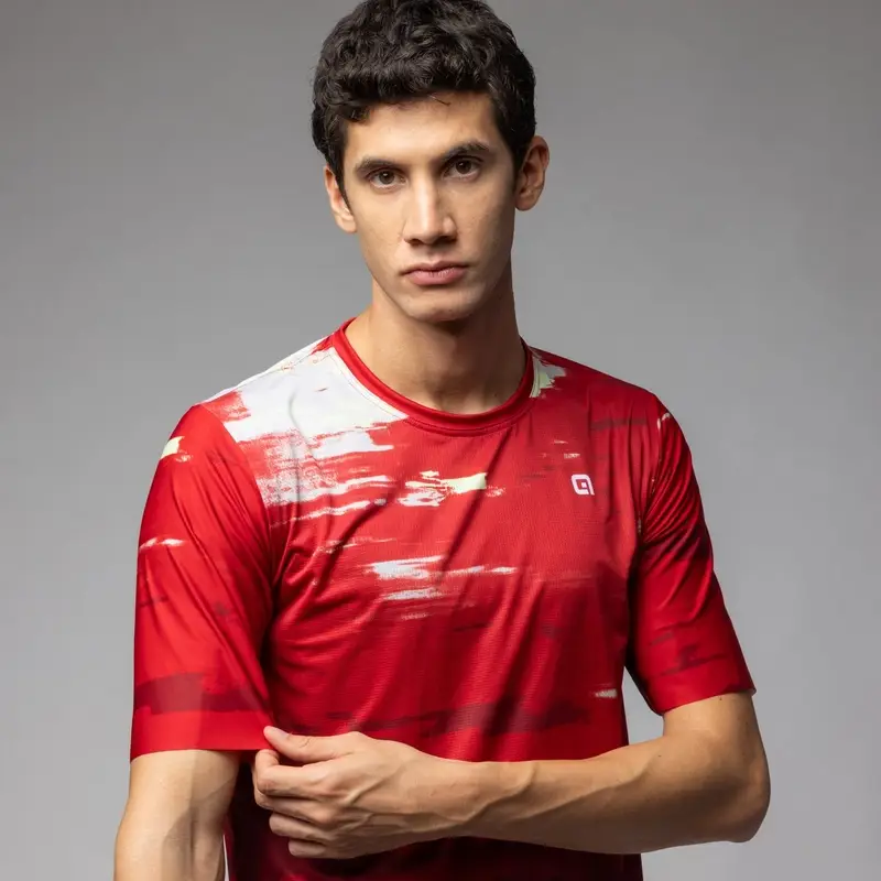 Maglia A Maniche Corte Rugged Off Road Rosso Taglia XXS #2