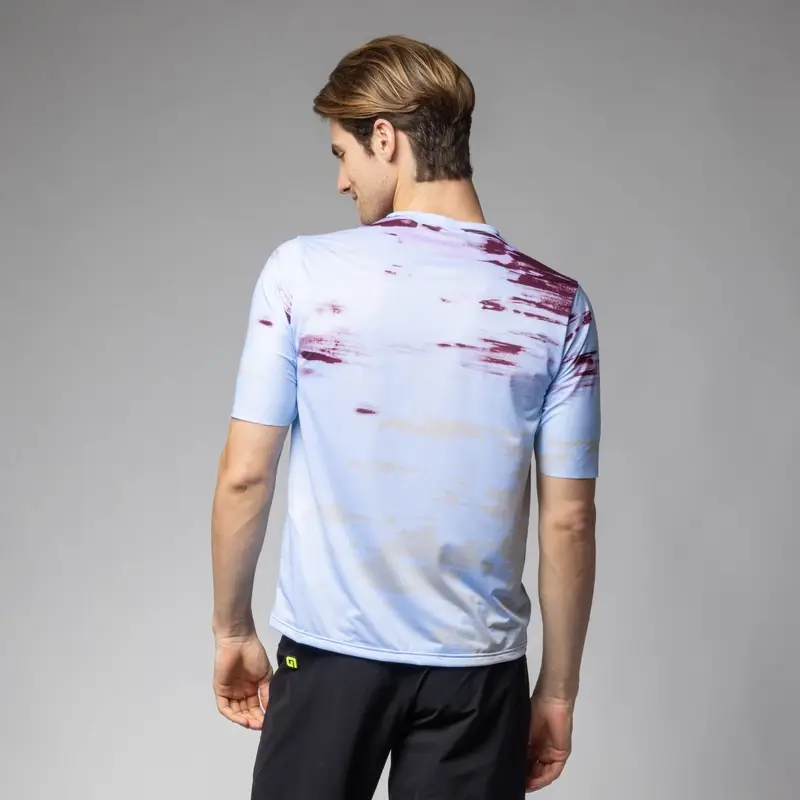 Maglia A Maniche Corte Rugged Off Road Azzurro Taglia XXS #1