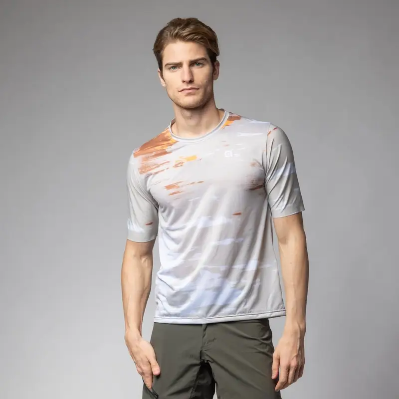 Maglia A Maniche Corte Rugged Off Road Beige Taglia XXS - image