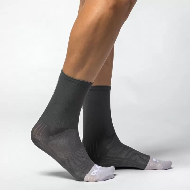 Sommersocken T-Care Plus Color Block Titan Grau Größe S (36-39) - image