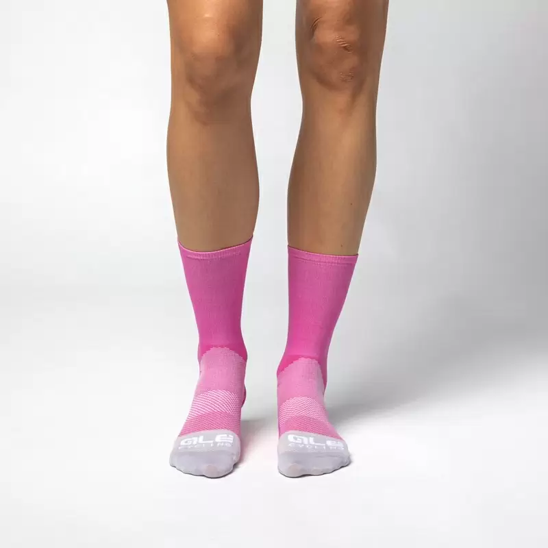 Sommersocken T-Care Plus Color Block Fuchsia Größe S (36-39) #1