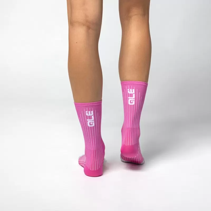 Sommersocken T-Care Plus Color Block Fuchsia Größe S (36-39) #2