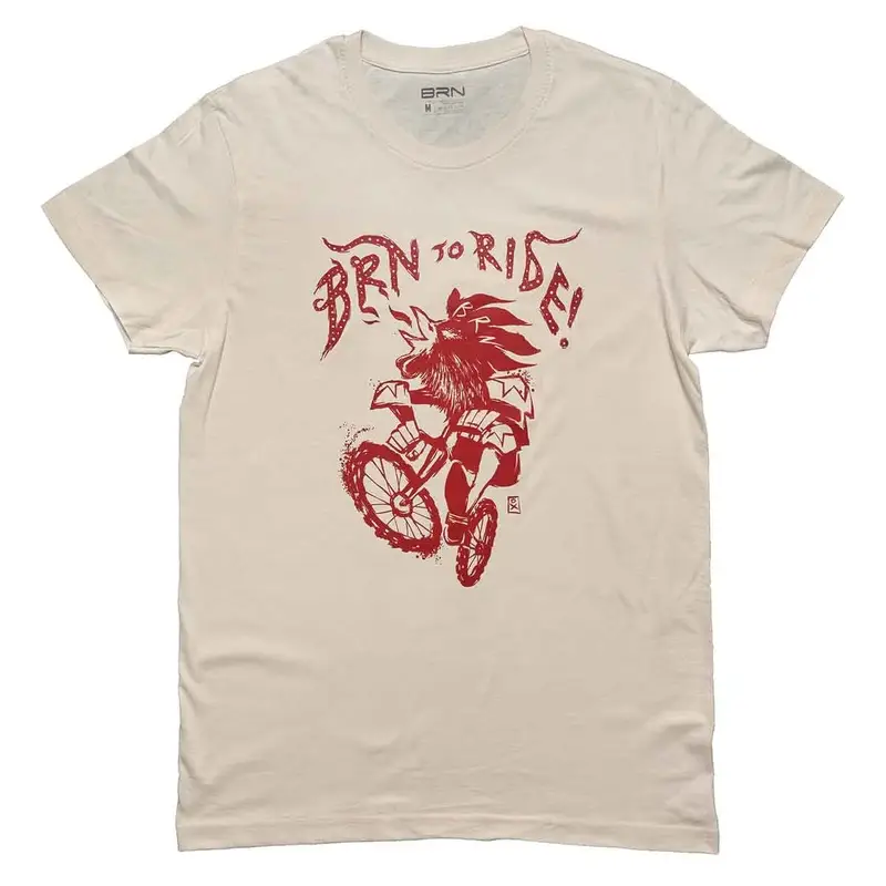 Camiseta Brn To Ride Rooster Beige Talla S - image
