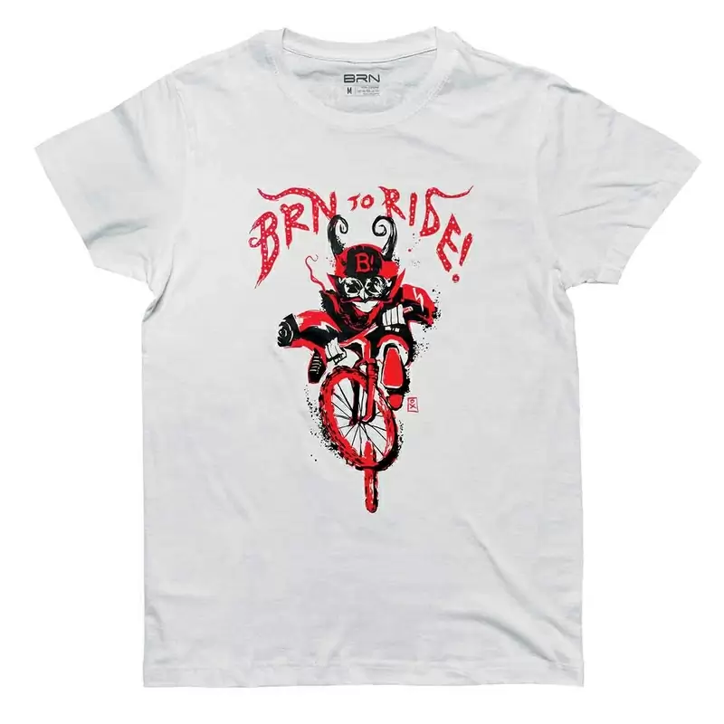 T-Shirt To Ride Devil Bianco Taglia L - image