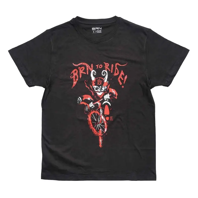 Camiseta Niño Brn To Ride Devil Negra Talla S - image