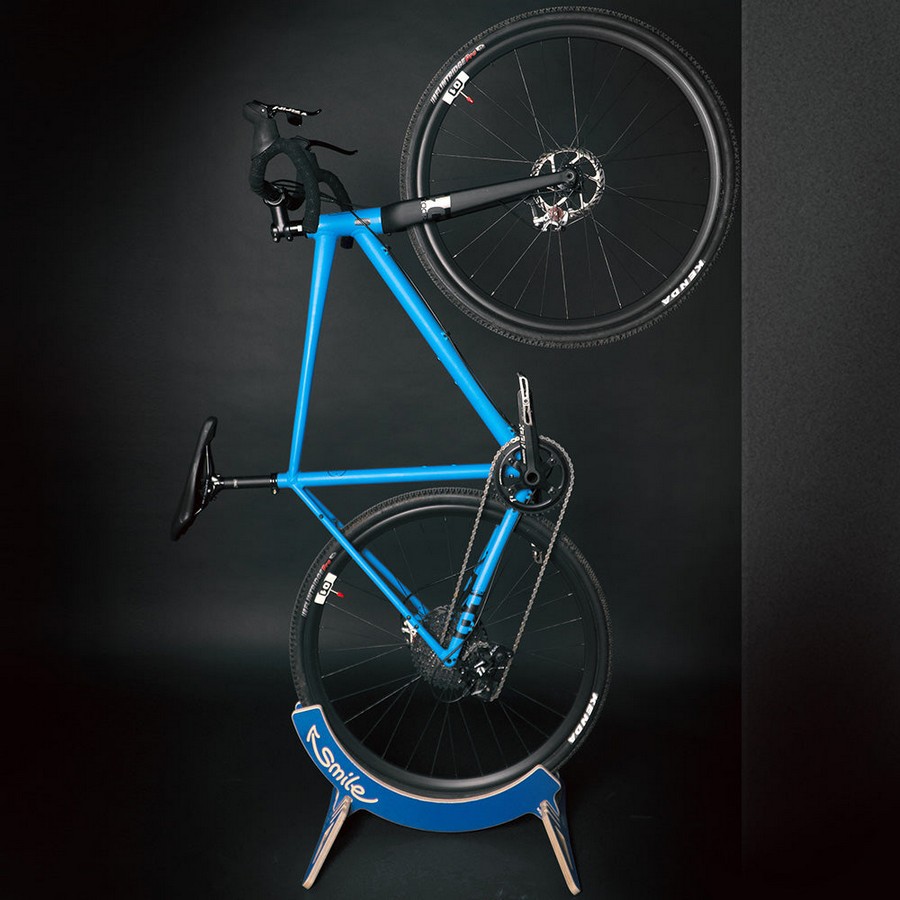 SMILE Blue Bicycle Stand