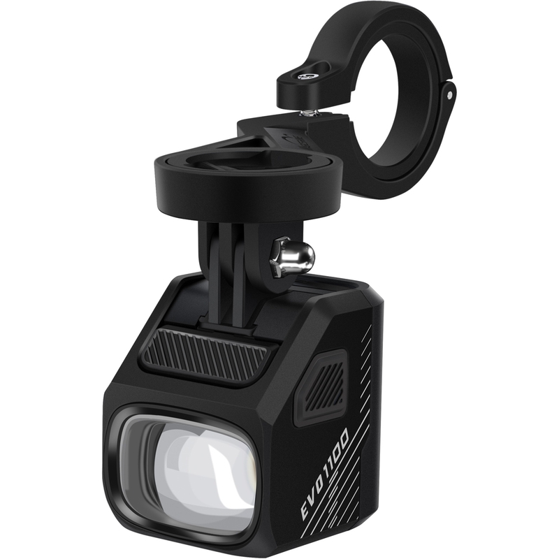 Luce Anteriore Led Bianco Evo 1100 Nero Usb-C Con Telecomando