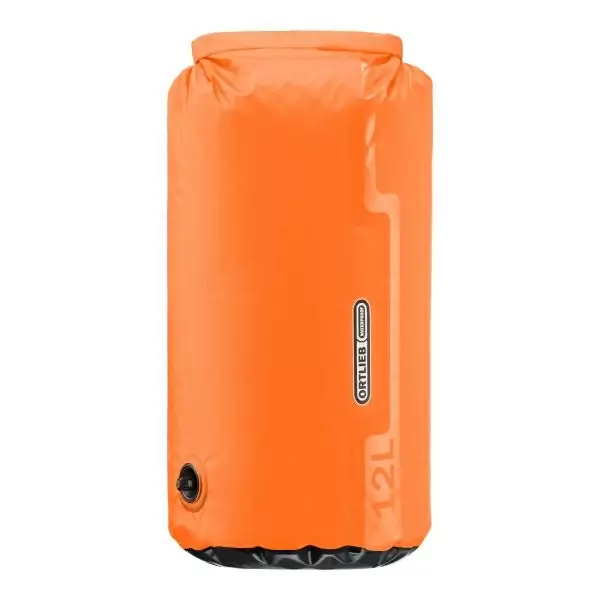 Bolsa seca impermeable con válvula naranja 12L - image