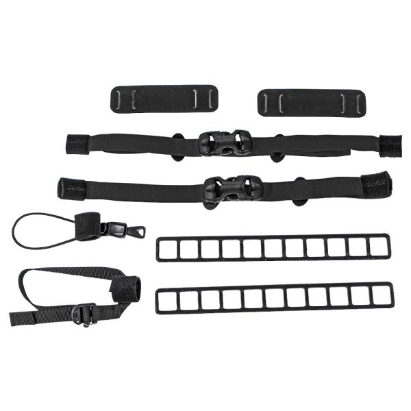 Correas para sujetar casco a mochila.