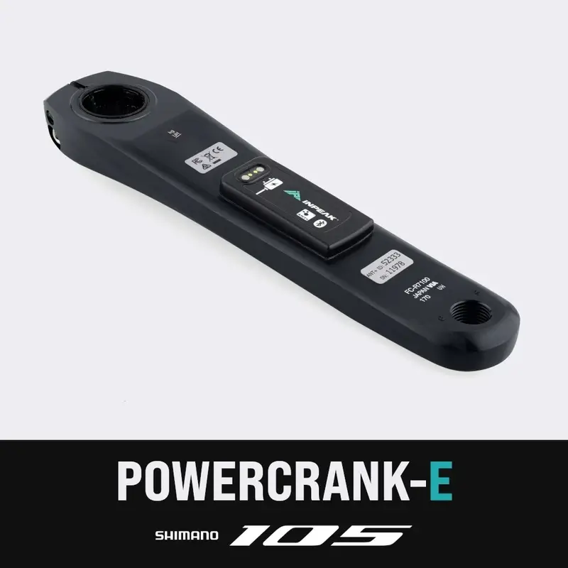 PowerCRANK-E 105 FC-R7100 Road Black 165mm #1